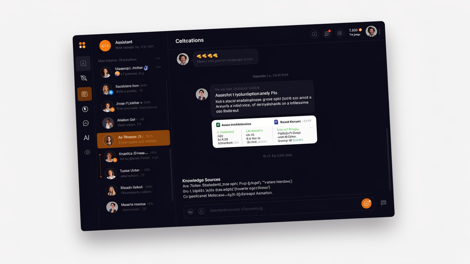 Connected AI workspace